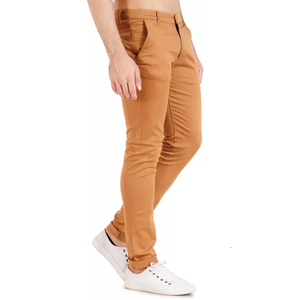 2026 Latest Design Solid Color Chino Pants For Men Custom Design Color Size Stylish Men's Plus Size Solid Chino Pants - Product Image 2