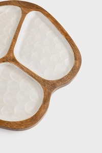 Premium Quality Wooden Platter Perfect For <b>Snacks</b> Serving In Cafes Restaurants And Hotels Elegant Food Serving <b>Plate</b> - Product Image 4