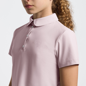 High Quality 4way Stretch Horse Riding Equestrian Shirt Top <b>Base</b> <b>Layer</b> Competition Show Shirt Polo in Soft Feel Technical Fabric - Product Image 3