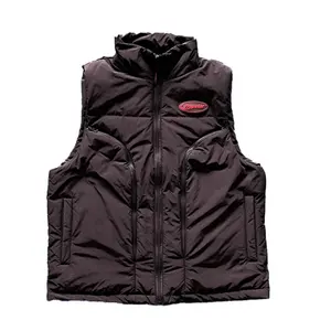 Extérieur Manteaux Piège Londres Haute Rue Vêtements Gilet Hommes Streetwear Top Cargo Vestes Hip Hop Sans Manches Beau Doudoune