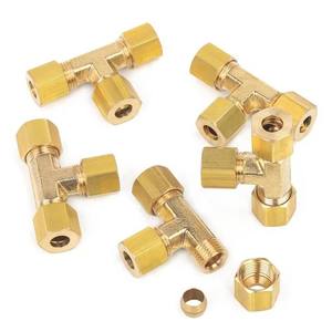 Codo de Unión Flare 90 ° (AOL163) Accesorios de Tubería de Latón Forjado de Baja Presión - Product Image 4