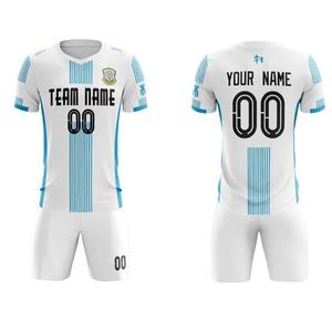Haute qualité 100% Polyester Sublimation maillots de Football nouveauté uniformes de Football usine personnalisable vêtements de Football - Product Image 5