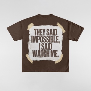 Camisetas de Hombre con Cuello Redondo 100% Algodón, Personalizables, de Corte Holgado, Alta Demanda, 2026, Precios al por Mayor - Product Image 3