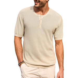 เสื้อยืดวาฟเฟิลเนื้อนุ่ม สไตล์ลำลอง ผลิตจากโรงงานเสื้อผ้าคุณภาพสูง - Product Image 1