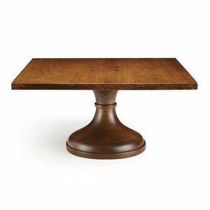 Modern Rectangular Wood Cake Stand Handmade Pedestal Dessert Display <b>for</b> Wedding Birthday Party <b>Table</b> <b>for</b> hotel - Product Image 1