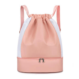 Multipurpose Drawstring Gym <b>Backpack</b> with Independent Shoe Compartment Waterproof Sport Bag for Swimming Travel bag <b>student</b> bag - Product Image 3