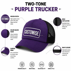 Casquette Trucker Personnalisée pour Homme – Broderie Marque Privée, Dos en Maille, Fermeture Snapback – Vente en Gros Usine - Product Image 6