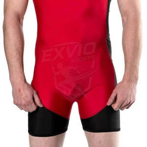 Combinaisons de lutte pour hommes en Spandex/Polyester, haute qualité, best-seller, respirantes - Product Image 6