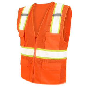 Gilet de sécurité haute visibilité avec bandes réfléchissantes, vêtements de travail, sécurité routière, protection industrielle, gilet de sécurité pour hommes - Product Image 3