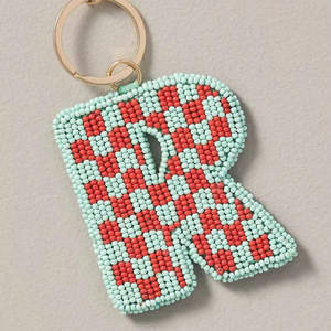 Porte-clés artisanal Ziyan en perles de verre faites à la main, thème Amour, couleur personnalisée - Souvenir DIY pour le Nouvel An chinois et Noël - Product Image 1