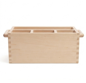 Caddies de rangement et étagères marron clair pour la maison – Ventes directes usine – Organisateurs de rangement en bois pour ustensiles de cuisine - Product Image 2