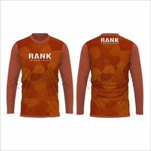 เสื้อยืดแขนยาวพิมพ์ลายสไตล์คนเมืองสำหรับผู้ชาย สวมใส่ได้ทุกวัน สไตล์สตรีทแวร์ ทรงปกติ ผ้าฝ้าย 100% เสื้อยืดแขนยาวสำหรับผู้ชาย - Product Image 3