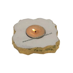 Portavelas de luz de té de piedra de mármol de alta calidad, soporte de luz de té al por mayor respetuoso con el medio ambiente para fiestas, bodas y eventos - Product Image 5