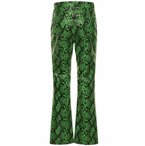 Pantalones de Cuero para Hombre, Duraderos, con Diseño de Piel de Serpiente, Transpirables, Disponibles para Venta al Por Mayor - Product Image 5