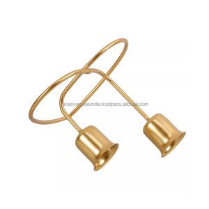 แท่นวางเทียนทันสมัยสำหรับตกแต่งโต๊ะที่วางโลหะเหมาะสำหรับงานแต่งงานและงานปาร์ตี้ที่บ้านและงานตกแต่งหลายชิ้น - Product Image 6