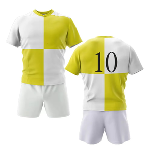 Uniforme de Rugby Personalizado Hecho a Medida, Sublimación Personalizada, Ropa de Equipo, Manga Corta, 100% Poliéster - Product Image 6