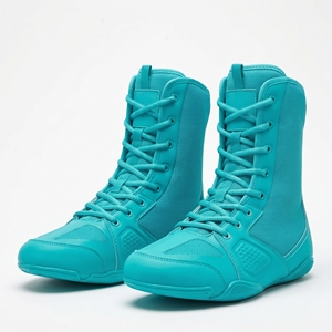 Dumela Adult Customizable Boxing <b>Boots</b> Leather <b>High</b> <b>Top</b> Training Shoes Eco-Friendly Breathable Comfortable Durable - Product Image 1