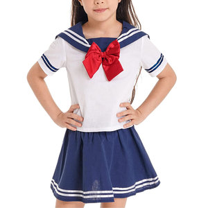 Ensemble uniforme scolaire pour filles : chemises et jupes plissées à taille ajustable - Product Image 5