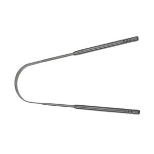 Raspador de Lengua Ligero en Forma de U, de Acero Inoxidable Plateado, con Punta de Alambre, para Higiene Bucal, Elimina Bacterias y el Mal Aliento, para Adultos - Product Image 2