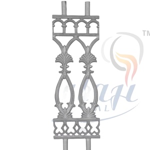 Moderna Reja de Balcón de Hierro Fundido de Alta Resistencia con Acabado Super Shot Blast, Barandilla de Escalera para Balcón, Valla, Panel de Puerta de Jardín, Personalizado para Jardín Exterior - Product Image 1