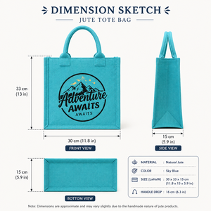 Custom Printed Jute Tote <b>Bag</b> Rope Eco Friendly Reusable Shopping <b>Bag</b> Promotional <b>Gift</b> for Exhibition Wedding Grocery Use - Product Image 2