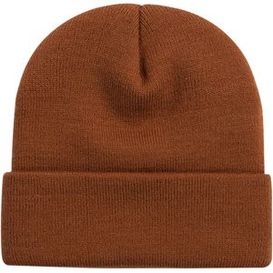 Gorro de Invierno de Acrílico de Alta Calidad, Personalizado con Logotipo Bordado, Unisex, con Borde Plegado, para Marcas de Ropa Urbana - Product Image 1