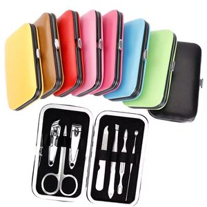 Portable Professional Manicure <b>Kit</b> Stainless Steel <b>Nail</b> Care Set with Elegant Leather Storage Case - Product Image 4