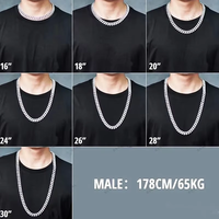 Collier cubain de luxe en or massif 10K 14K 18K, inspiré du hip-hop, serti de diamants Moissanite, un incontournable des bijoux raffinés pour hommes