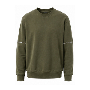 Sweat-shirts pour hommes avec strass, style streetwear tendance, sweat-shirts pour hommes avec strass pour un confort décontracté, sweat-shirts avec strass - Product Image 1