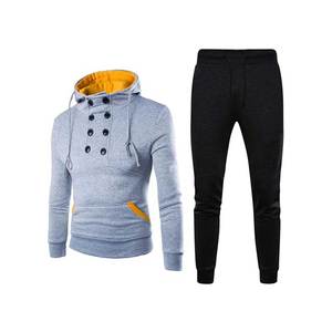 Conjunto Deportivo Informal de Sudadera y Pantalones Deportivos con Tu Logotipo Personalizado - Product Image 1