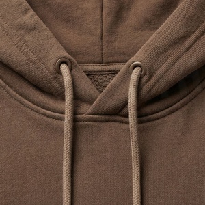 Haut court à capuche pour femme, délavé à l'acide, à épaules tombantes, manches longues, ourlet coupé, broderie personnalisée, vêtement décontracté - Product Image 4