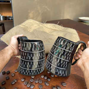 Mug à boire en corne de bœuf poli, fait main, style Viking, 600 ml, pour miad, bière et vin, à prix avantageux - Product Image 5