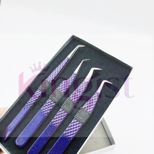 Ensemble de pinces à cils pour extensions de cils, 5 pièces |   Kit de pinces à cils / Kits de pinces pour extensions de cils - Product Image 2