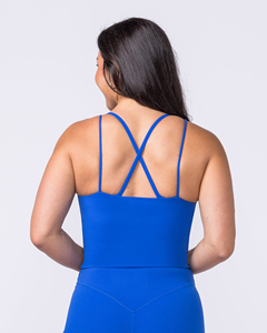 Débardeur court rembourré sans manches uni pour femme – Vente en gros - Product Image 6
