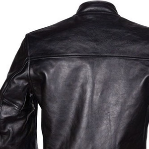 Giacca da uomo vintage in vera pelle invecchiata, classica da motociclista, di lusso, in pelle pieno fiore, all'ingrosso, alla moda - Product Image 6