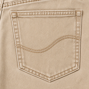 Jeans de Mezclilla de Cintura Alta para Mujer, Corte Bootcut, con Bolsillos Ondulados y Bordado, Color Beige Arena, Ajuste Ajustado, Lavables, Talla XL - Product Image 4