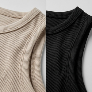 Débardeur uni pour femme, coupe ajustée, décontracté, idéal pour l'été – Vente en gros - Product Image 4