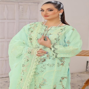 Original Pakistani Designer Luxury Suit Ready-Made Heavy Party Wear <b>Kurta</b> Sets Salwar Kameez for <b>Women</b> Indian Pakistani Clothing - Product Image 6