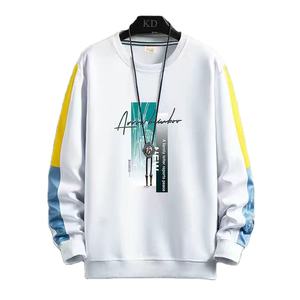 Wholesale Sweater Custom Logo Cotton Plain Crewneck Sweatshirt Hoodies for <b>Mens</b> Athleisure Clothing Fashion Sweater Many Colors - Product Image 3