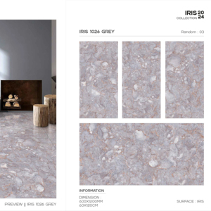Carreaux de porcelaine très demandés, finition irisée, en format 60x120cm, 600x1200mm, 24x48, pour applications intérieures haut de gamme - Product Image 1