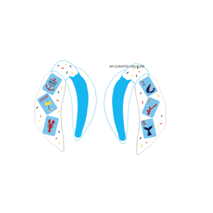 Diadema con Nudos para el Cabello con Diseños Personalizados del Equipo de Mahjong, Diseños Personalizados Disponibles para tu Equipo Favorito, Personaliza tu Equipo en Accesorios - Product Image 5