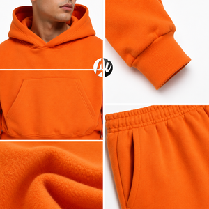 Combinaison en polaire surdimensionnée pour homme, fabriquée en tissu polaire doux, coupe ample et confortable, toucher doux et chaleur douillette pour les voyages hivernaux et les occasions décontractées. - Product Image 5