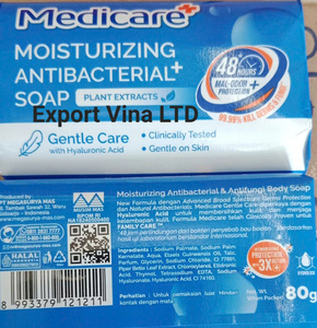(บริษัท เอ็กซ์พอร์ต วีนา จำกัด) สบู่เมดิแคร์ มอยส์เจอร์ไรซิ่ง แอนตี้แบคทีเรีย กลิ่นเลมอน/ดีพคลีน/สปอร์ตเฟรช/เจนเทิลแคร์ 80 กรัม x 72 ก้อน - Product Image 2