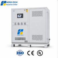Unité de refroidissement industrielle à spirale refroidie par eau de 15HP, 20HP, 25HP pour l'électrodéposition plastique et l'équipement de refroidissement chimique