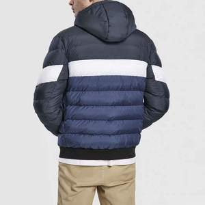 Men Premium <b>Quilted</b> Hooded Bubble Jacket Waterproof Breathable Warm Lightweight Casual Full Zip <b>Winter</b> Outdoor Regular Fit - Product Image 4