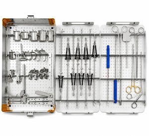 Ensemble d'instruments chirurgicaux en acier inoxydable de qualité supérieure Basic Valve XS avec boîte de rangement en aluminium, certifié CE ISO par Tegra - Product Image 1