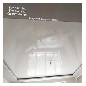 Foxygen MSD PVC hiện đại gạch Trần trắng bóng phim trang trí nội thất PVC phim căng trần cho văn phòng nhà phòng khách - Product Image 1