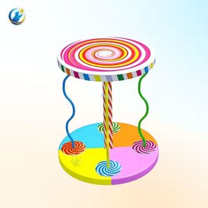 Canopée artificielle en feuilles de palmier inspirée de la nature avec brumisation rafraîchissante, sièges ombragés et manèges pour enfants dans les zones de loisirs - Product Image 5