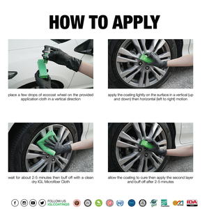 9H Extreme Genuine Hardness Nano Ceramic Coating Car Wheel Protection Ecocoat Wheel - Product Image 2