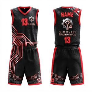Vêtements et uniformes sportifs sublimés, ensemble de maillots de basket-ball personnalisés, uniforme de basket-ball imprimé sur mesure - Product Image 4